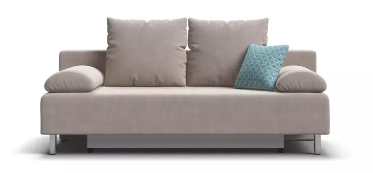 Диван Мадрид MINI 2.0 НПБ велюр Monolit латте