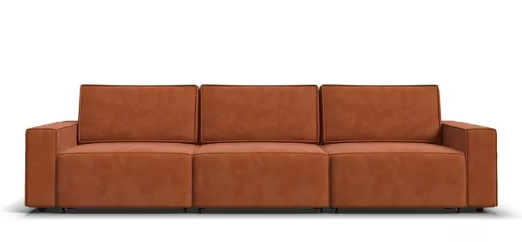 Диван Оскар MAX велюр Alkantara оранж