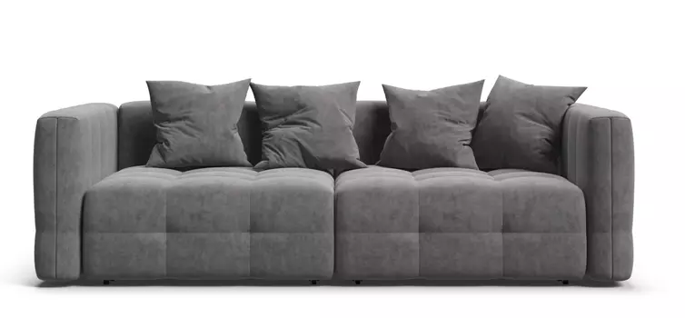 Диван с подлокотниками BOSS ONE MODOOL Велюр Royal стоун