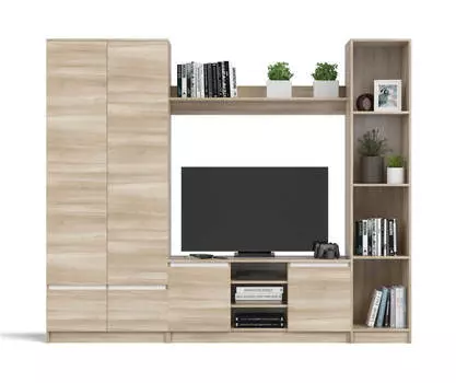 Гостиная Сплит 240 Сонома, Белый снег