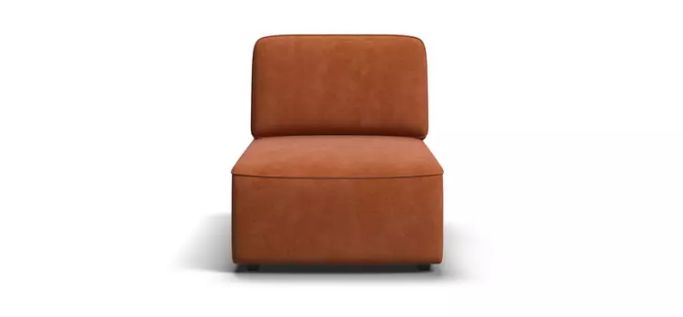 KING MODOOL оттоманка Велюр Alkantara оранж