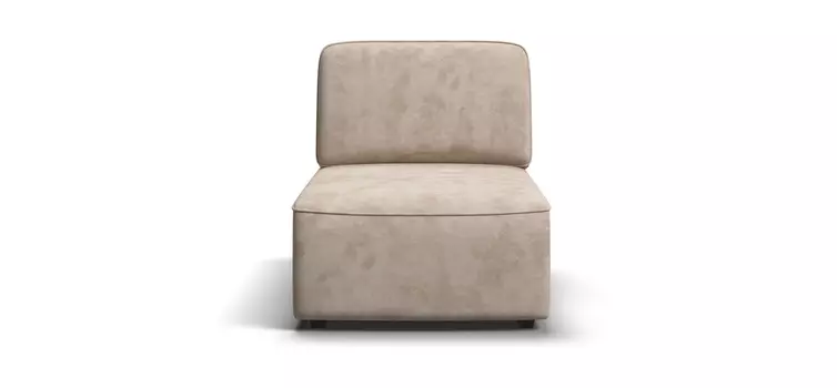 KING MODOOL оттоманка Велюр Alkantara пепел