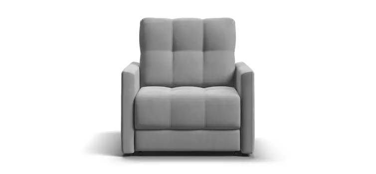 Кресло-кровать BOSS LOFT велюр Monolit сталь