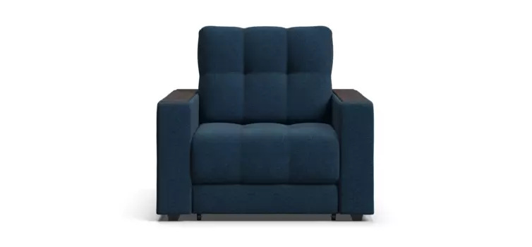 Кресло-кровать BOSS рогожка Malmo синий