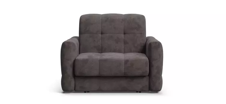 Кресло-кровать BOSS Sleep Велюр Alkantara серый