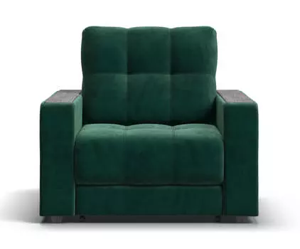 Кресло-кровать BOSS велюр Monolit грин