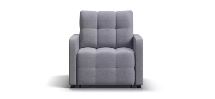 Кресло-кровать Денди Слим рогожка Malmo платина