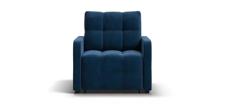 Кресло-кровать Денди Слим велюр Monolit синий
