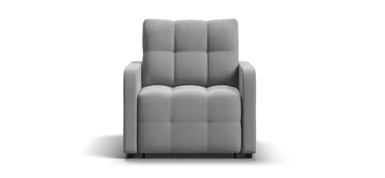 Кресло-кровать Денди Слим велюр Monolit сталь