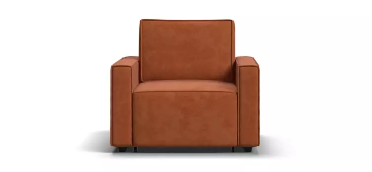 Кресло-кровать Оскар велюр Alkantara оранж