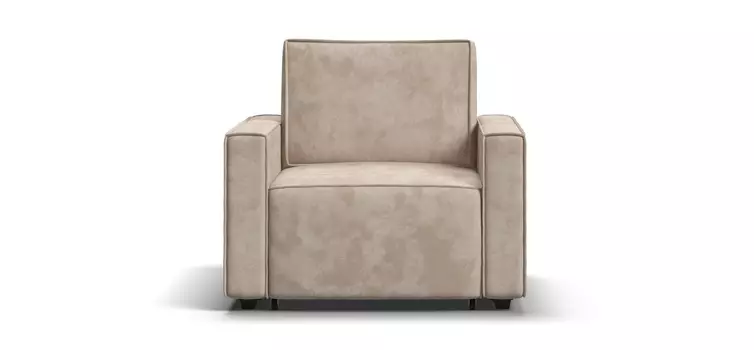 Кресло-кровать Оскар велюр Alkantara пепел