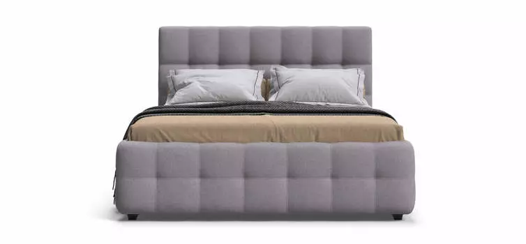 Кровать BOSS 160 шенилл Soro грей