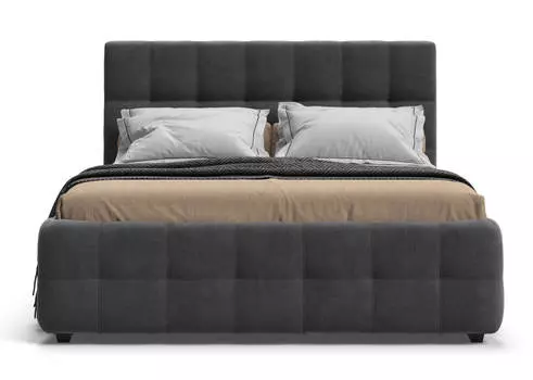 Кровать BOSS велюр Monolit графит