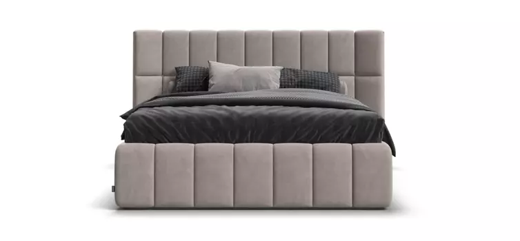 Кровать BOSS.XO LITE велюр Monolit латте