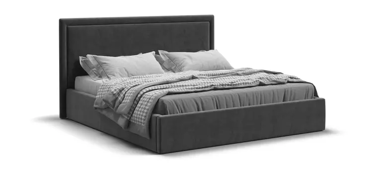 Кровать Фрея 160*200 без ПМ MONOLIT Серая