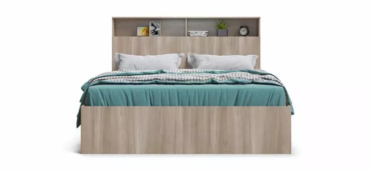 Кровать Лаки 160 без подъемного механизма Сонома