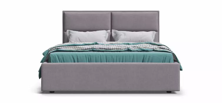 Кровать MILA 160 шенилл Soro грей