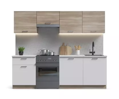 Кухонный гарнитур Люкс-240 Сонома