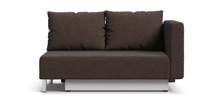 Кушетка Леон рогожка Malmo шоколадный