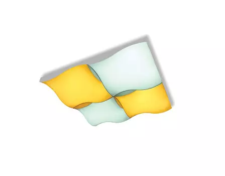 Накладной светильник Ambrella Orbital Parrus FP2354 WH 128W D480*480 белый