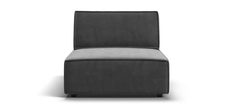 Оттоманка BOSS SOFT MODOOL велюр Monolit серый