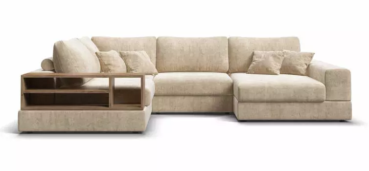П-образный диван BOSS MODOOL шенилл Gloss беж