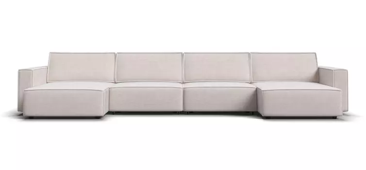 П-образный диван BOSS SOFT MODOOL Вельвет CORD бежевый