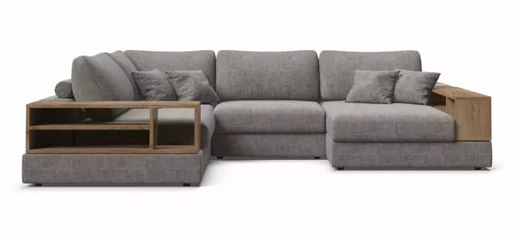 П-образный диван-кровать BOSS MODOOL шенилл IQ бежевый