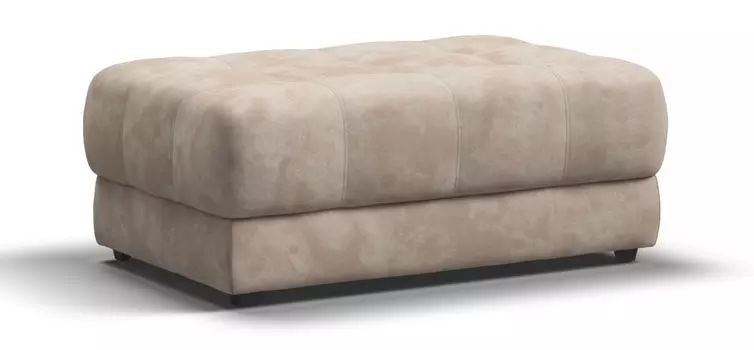 Пуф BOSS XL велюр Alkantara пепел