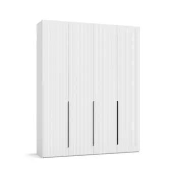 Шкаф BOSS MILLING 180 - 4Д Белый снег, Шарли белый