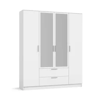 Шкаф РИМ 180 4Д NEW Белый снег