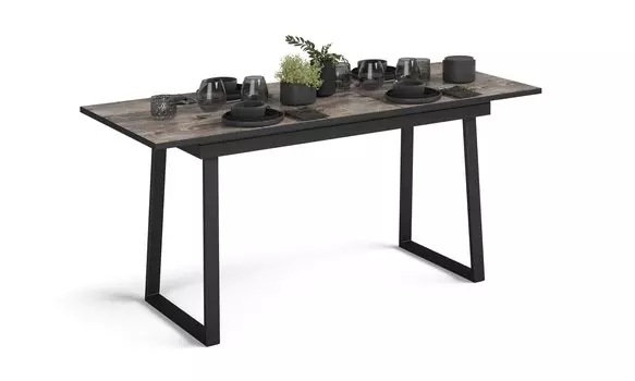 Стол ЛОФТ Slide Кедр, Чёрный