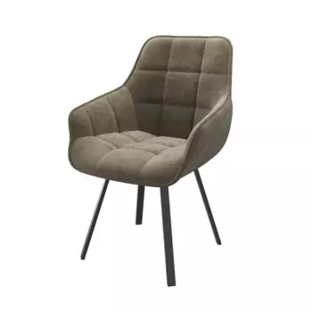 Стул Romeo Велюр Шоколад, черный