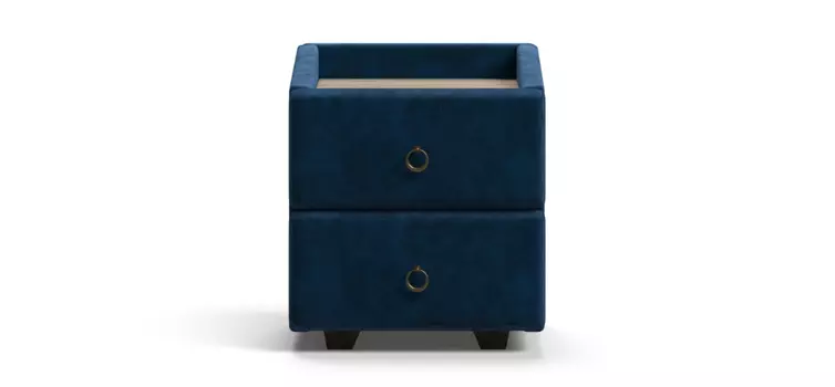 Тумба BOSS CLASSIC Monolit синий, Дуб Денвер Трюфель