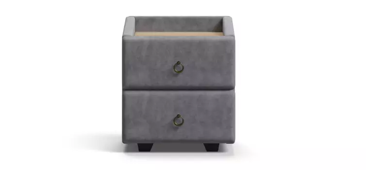 Тумба BOSS CLASSIC Велюр Роял агат, Орех Селект