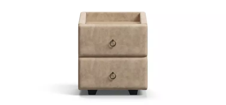 Тумба BOSS CLASSIC Велюр Royal шампань NEW, Орех Селект