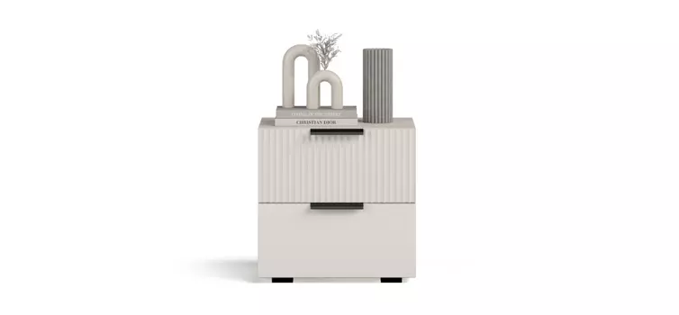 Тумба BOSS LINE Кашемир серый, Ваниль софт