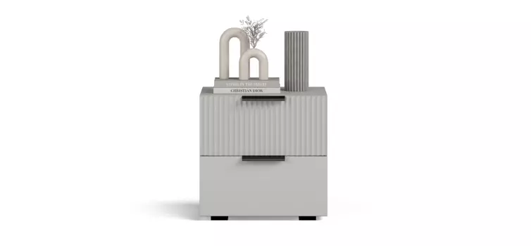 Тумба BOSS LINE Шиншилла серая, Грей софт