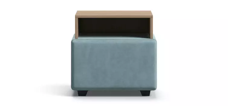 Тумба BOSS Monolit аква, орех парона