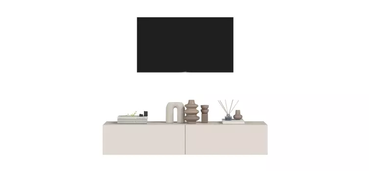 ТВ Тумба BOSS STANDART 140 Кашемир серый