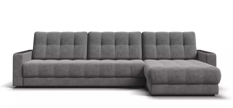 Угловой диван BOSS 3.0 MAX Велюр Royal стоун