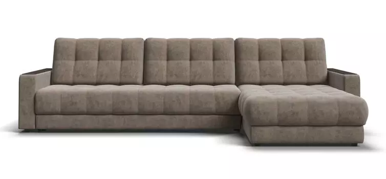 Угловой диван BOSS 3.0 MAX Велюр Royal тауп NEW