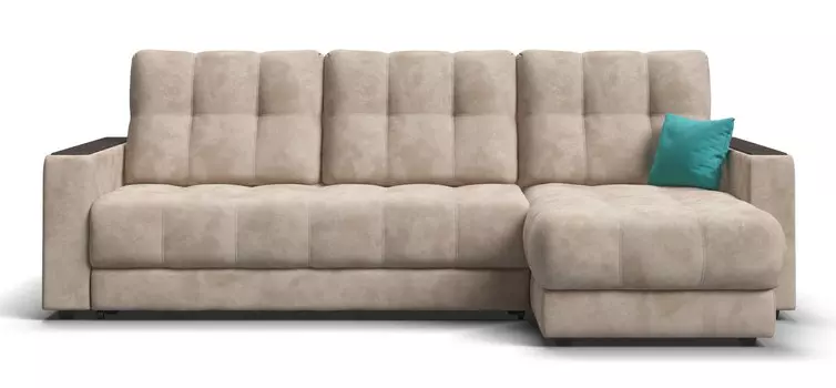 Угловой диван BOSS 3.0 Classic XL велюр Alkantara пепел