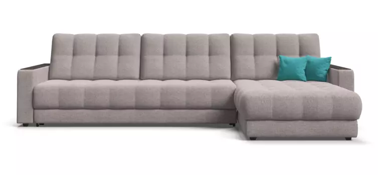 Угловой диван BOSS MAX рогожка Malmo бежевый