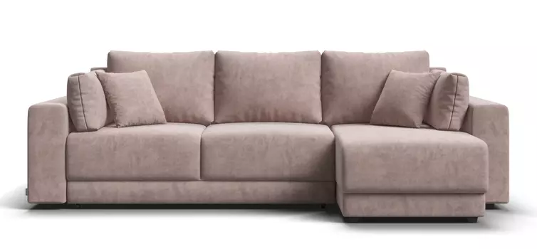 Угловой диван Босс Прайм ХЛ Велюр Royal пион