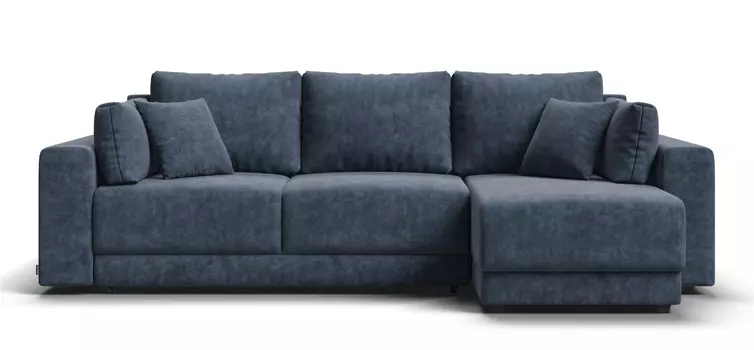 Угловой диван Босс Прайм ХЛ Велюр Royal топаз