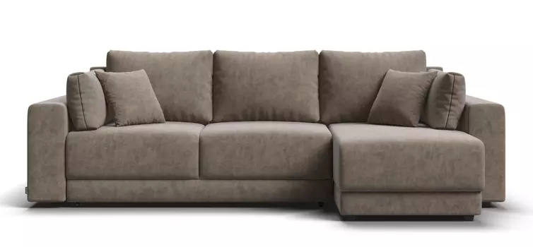 Угловой диван Босс Прайм ХЛ Велюр Royal тауп NEW