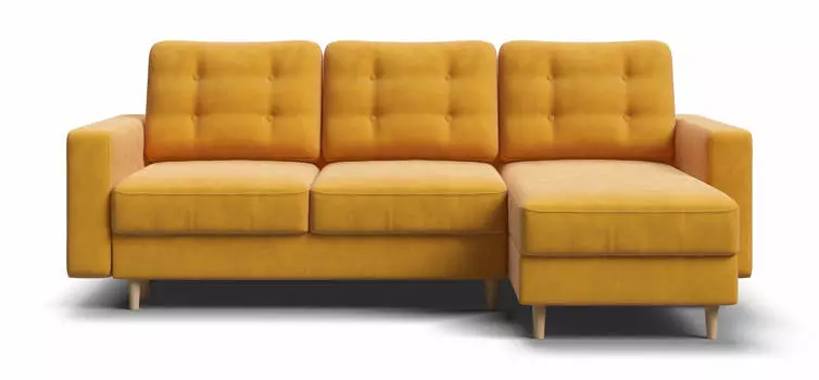 Угловой диван BOSS SKANDY SE велюр Monolit маст