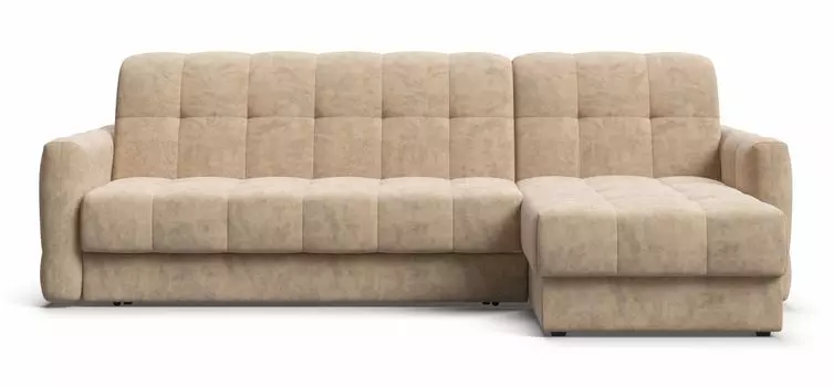 Угловой диван BOSS Sleep 160 Велюр Роял шампань