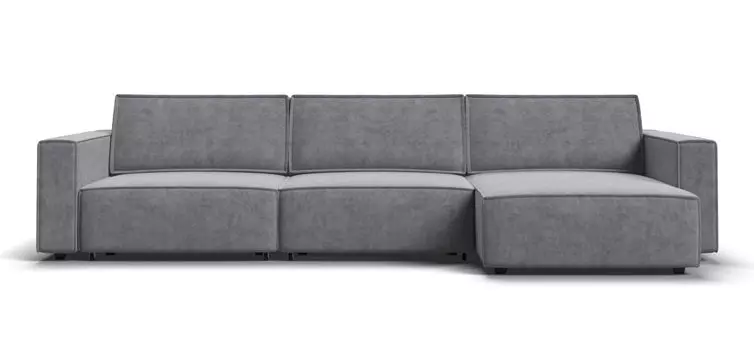 Угловой диван BOSS SOFT MODOOL MAX Велюр Роял агат